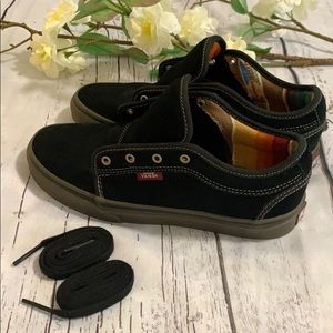 Vans Black Suede Skate Shoes